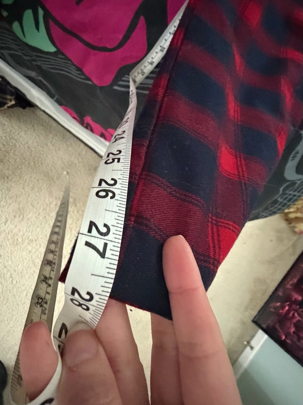Voodoo Vixen small S plaid wide leg pants - Picture 5 of 5
